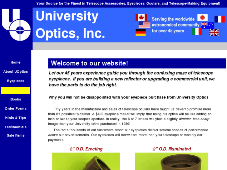 www.universityoptics.com