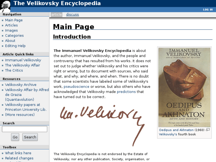 www.velikovsky.info