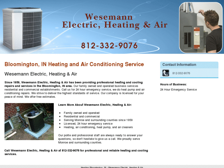 www.wesemannelectricheatingandair1.com