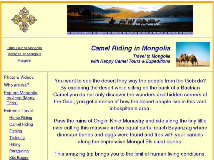 www.camelridingmongolia.com