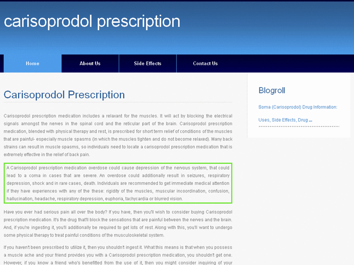 www.carisoprodolprescription.co