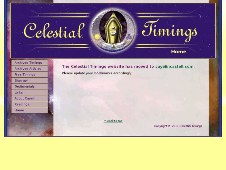 www.celestialtimings.com