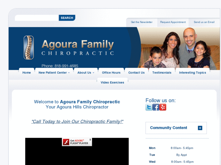 www.chiropractorinagoura.com