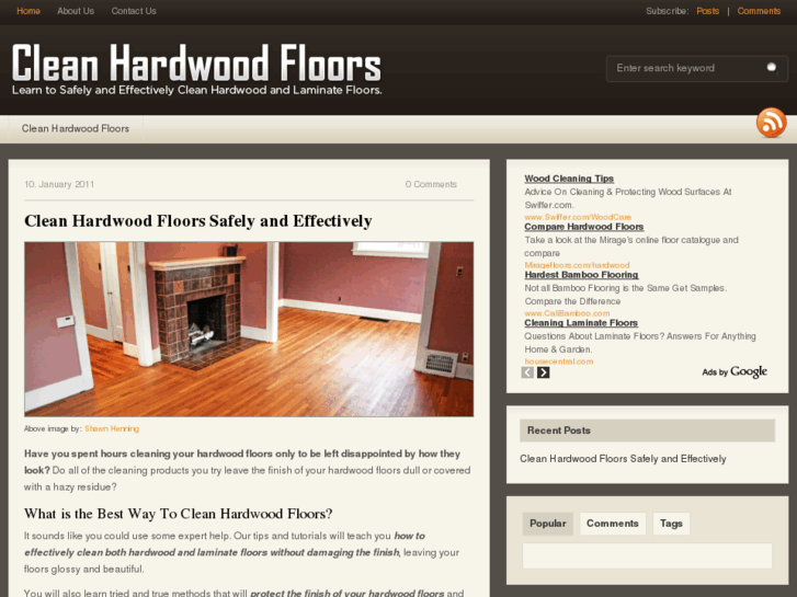 www.cleanhardwoodfloors.net