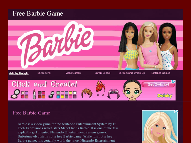 www.freebarbiegame.com