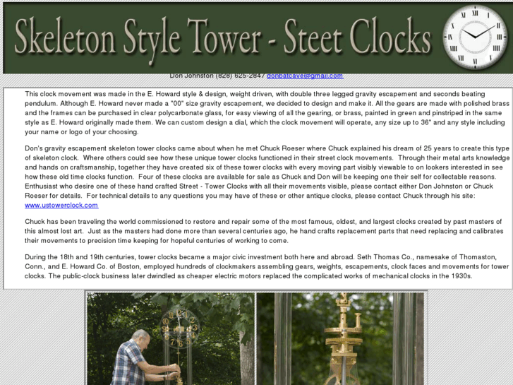 www.grandfatherclocktowers.com