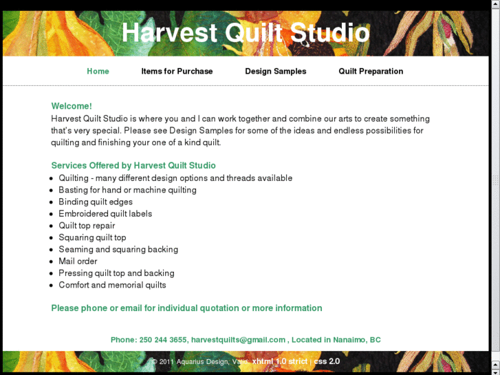 www.harvestquilts.com