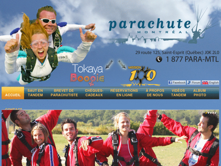 www.parachutemontreal.ca