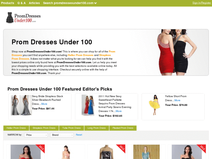 www.promdressesunder100.com