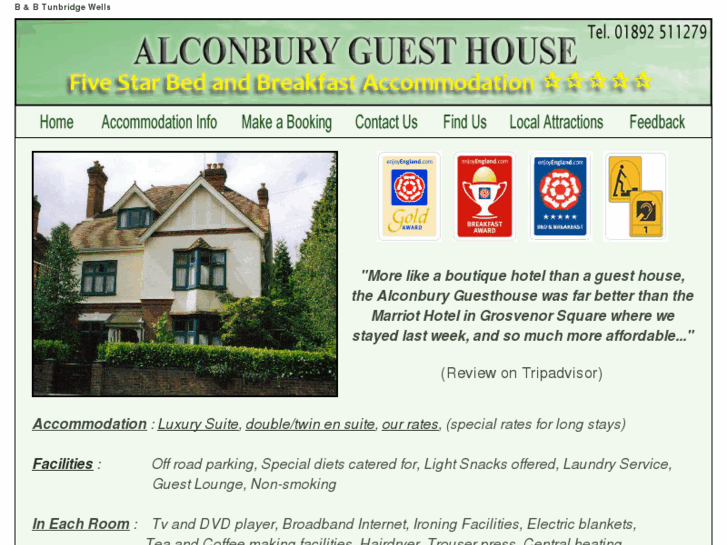 www.alconburyguesthouse.com