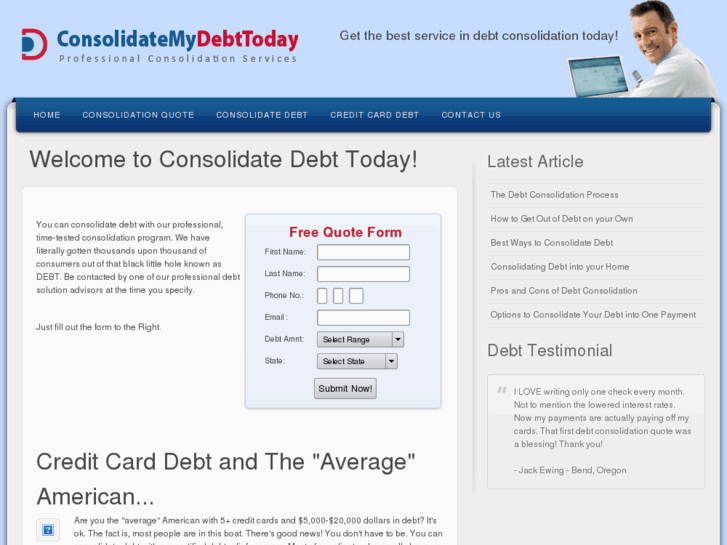 www.consolidatemydebttoday.com