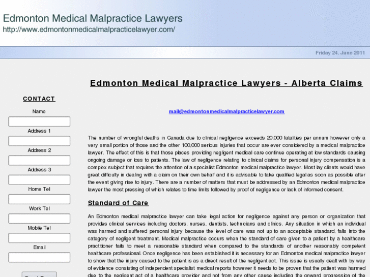 www.edmontonmedicalmalpracticelawyer.com