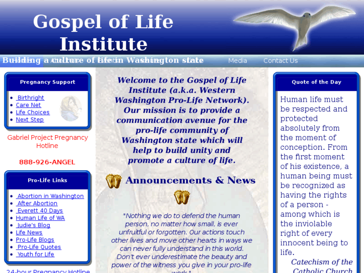 www.gospeloflifeinstitute.com