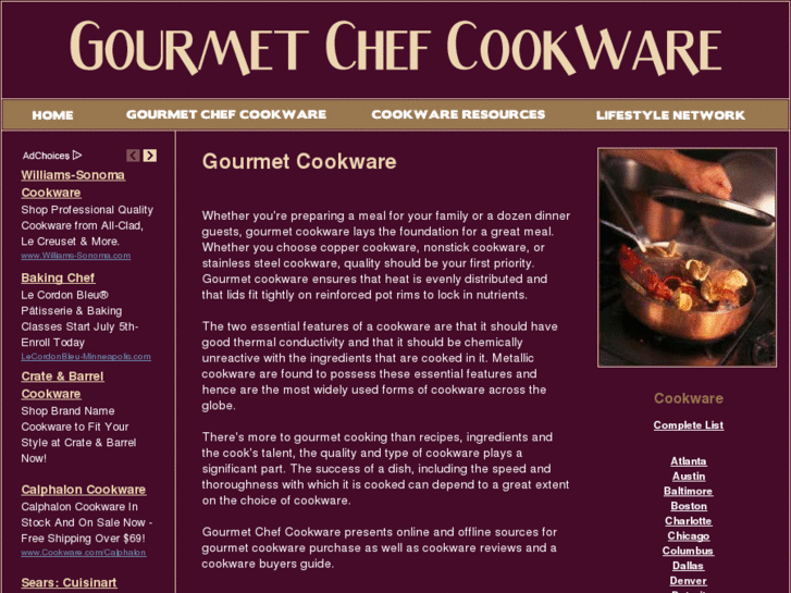 www.gourmetchefcookware.com