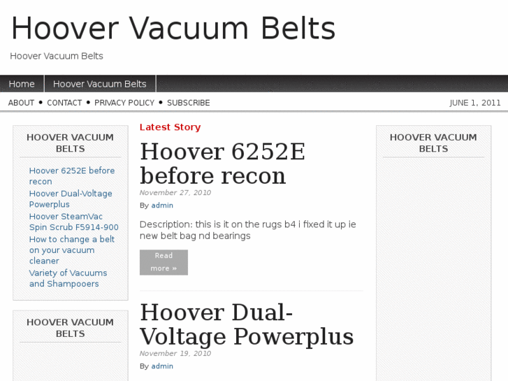 www.hoovervacuumbelts.org