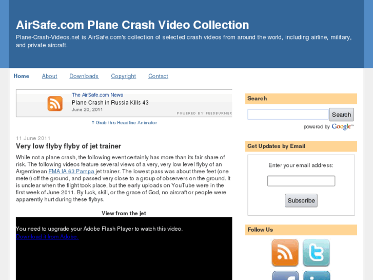 www.plane-crash-videos.net