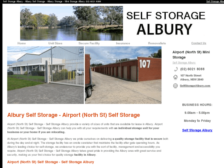 www.selfstoragealbury.com