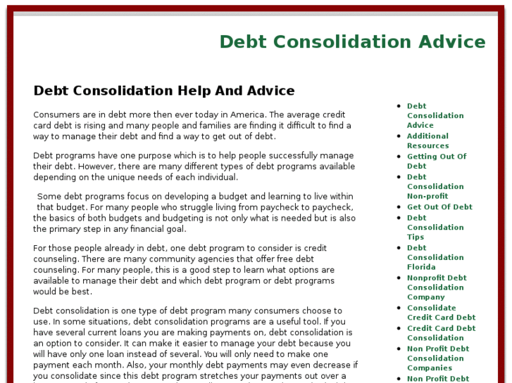 www.1st-for-debt-consolidation.net