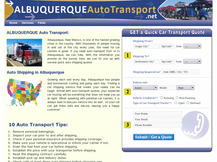 www.albuquerqueautotransport.net