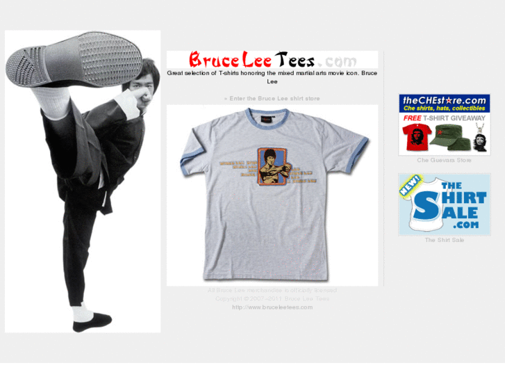 www.bruceleetees.com