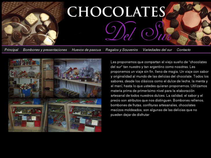 www.chocolatesdelsur.com.ar