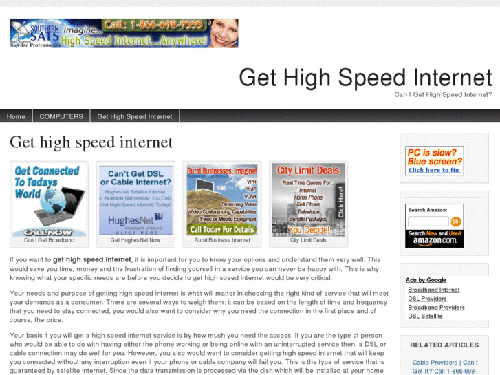 www.gethighspeedinternet.org