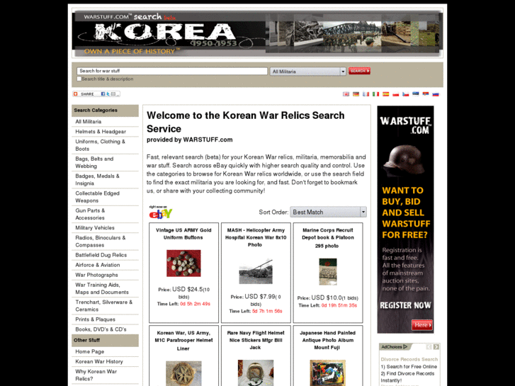 www.koreawarstuff.com