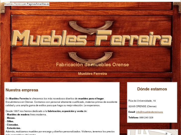 www.mueblesferreira.es