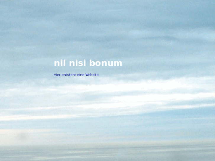 www.nil-nisi-bonum.com