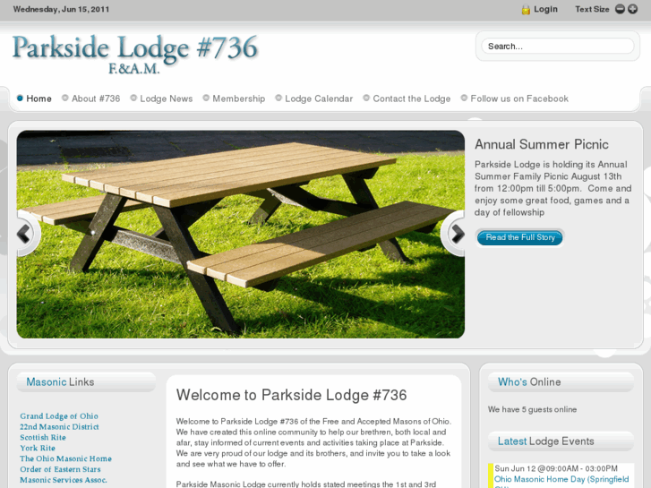 www.parksidelodge736.com