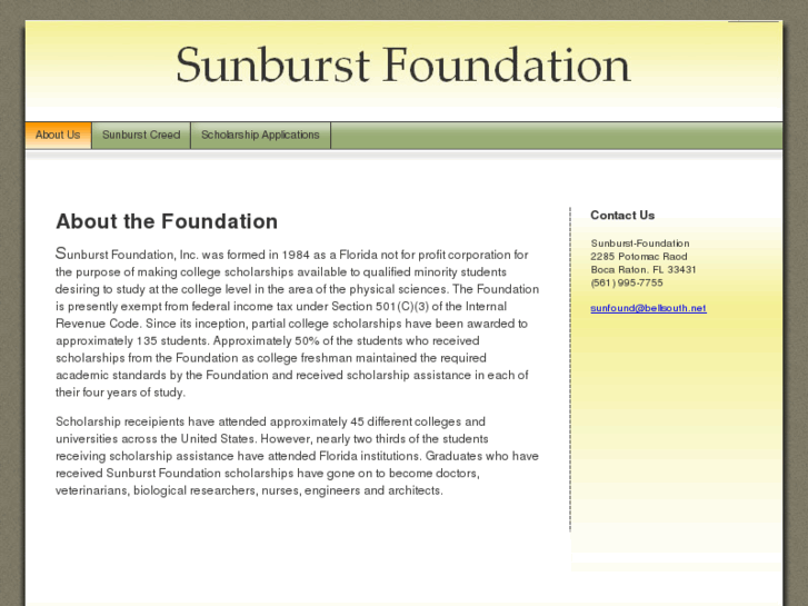 www.sunburst-foundation.org