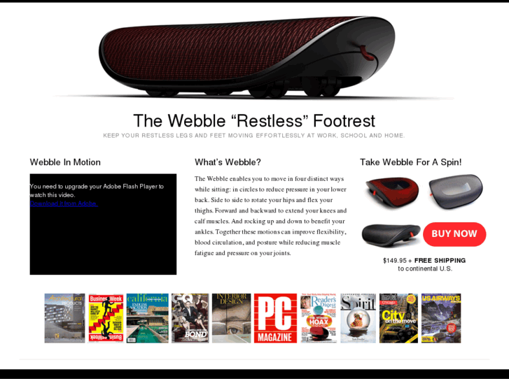 www.webblefootrest.com