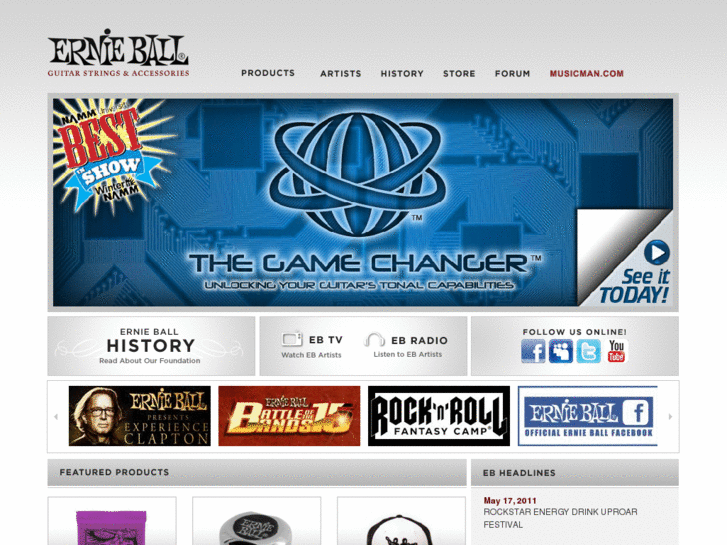 www.ernieball.com