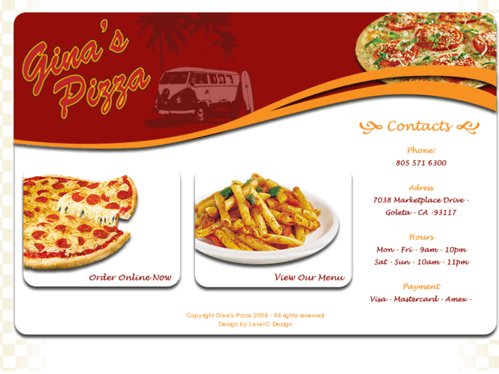 www.ginaspizzaingoleta.com