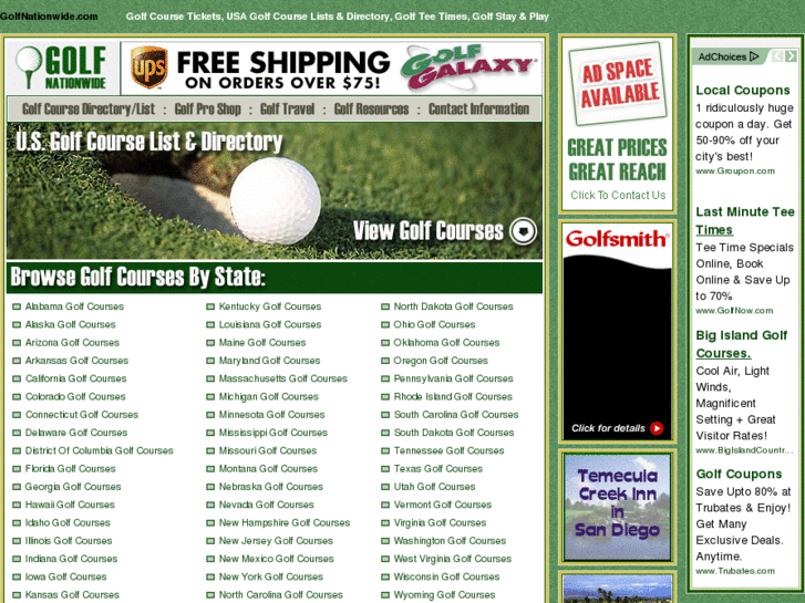 www.golfcoursesnationwide.com