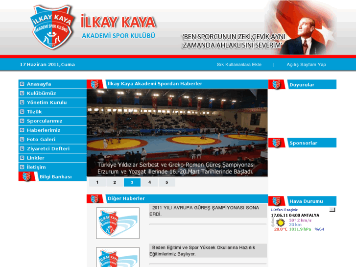 www.ilkaykayaakademispor.com