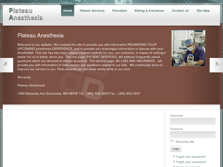 www.plateauanesthesia.com