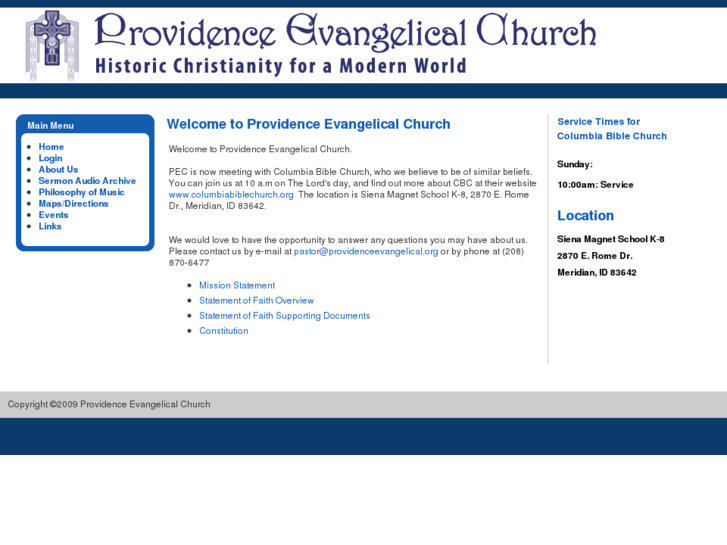 www.providenceevangelical.com