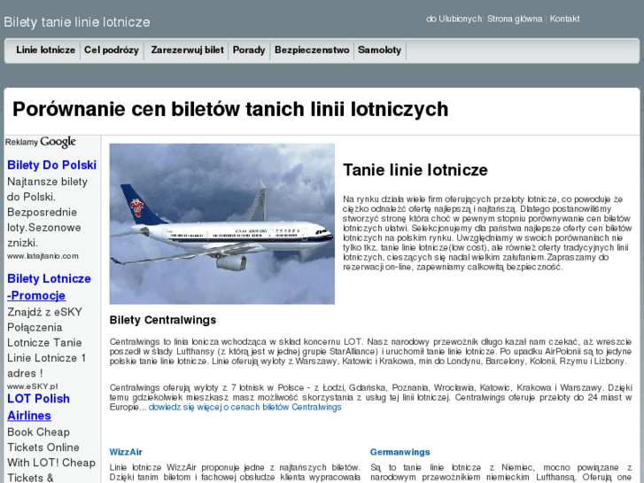 www.taniebiletylotnicze.net