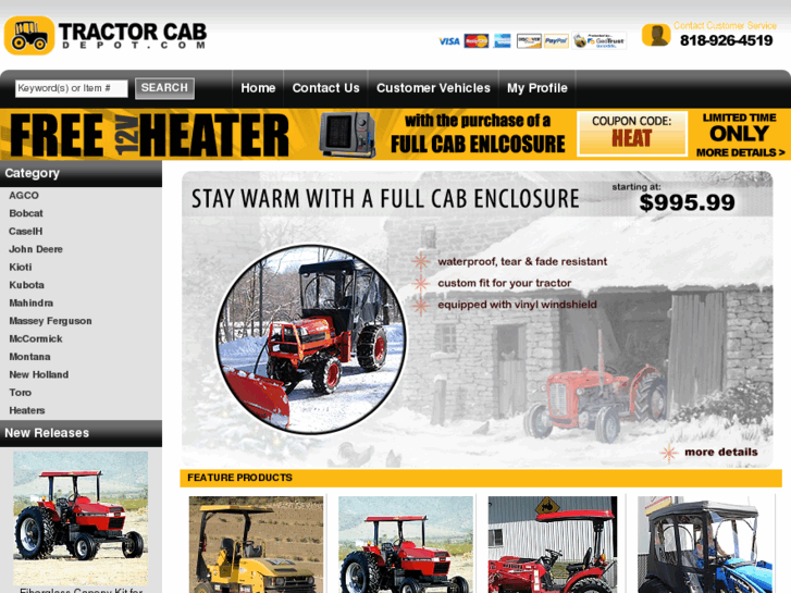 www.tractorcabdepot.com