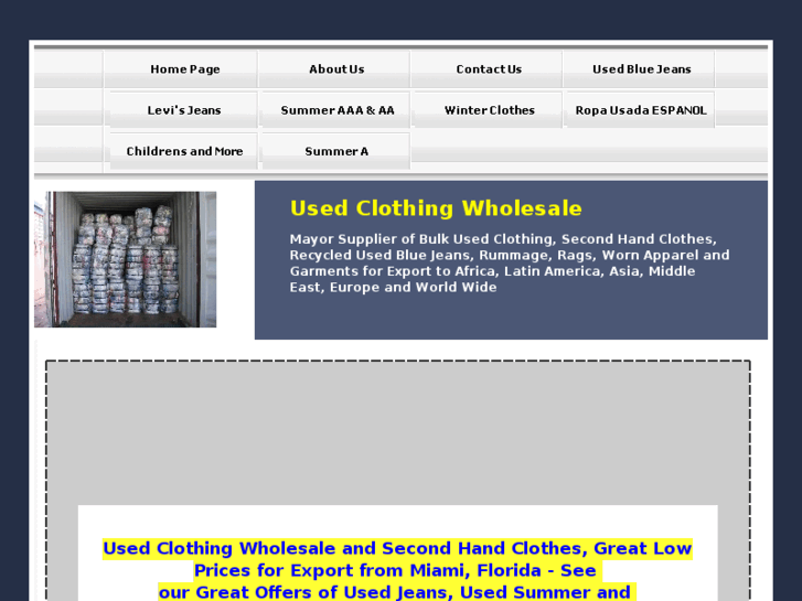 www.usedclothingwholesale.com