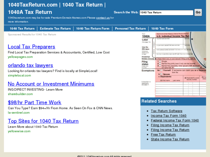 www.1040taxreturn.com