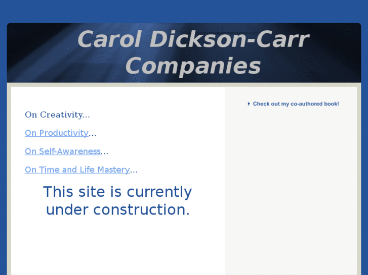 www.caroldickson-carr.com