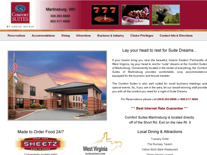 www.comfortsuitesmartinsburg.com