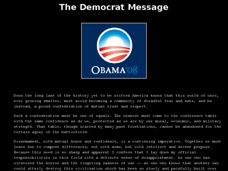 www.democratmessage.com