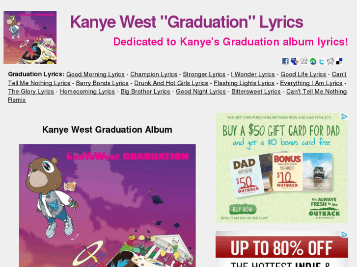 www.kanyegraduationlyrics.com