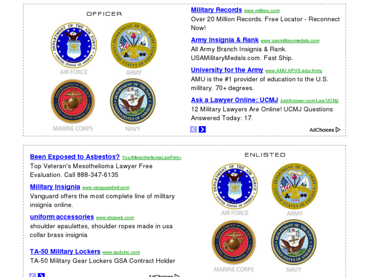 www.militaryranks.us