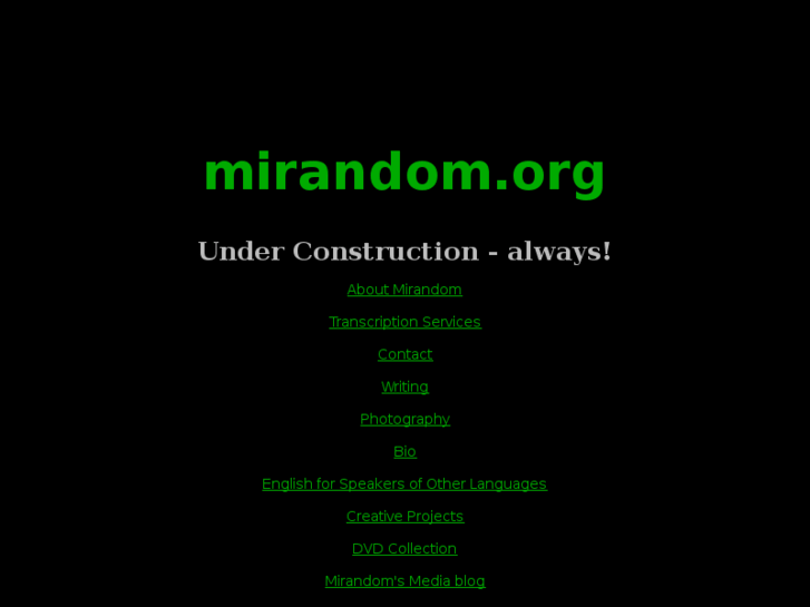 www.mirandom.org