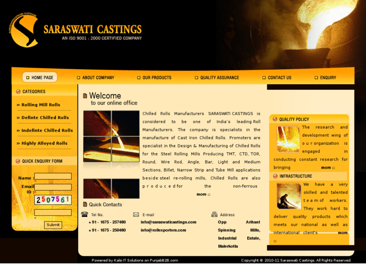 www.saraswaticastings.com