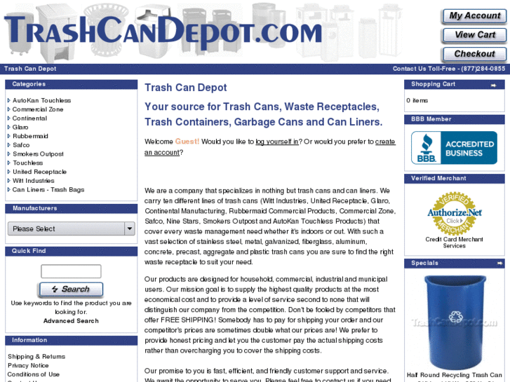 www.trashcandepot.com